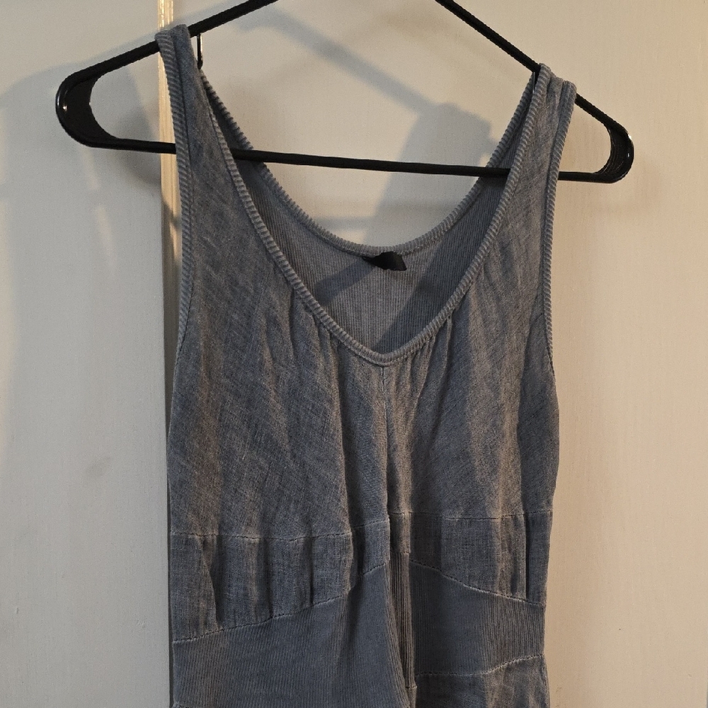 Women's Blue Sleeveless Top